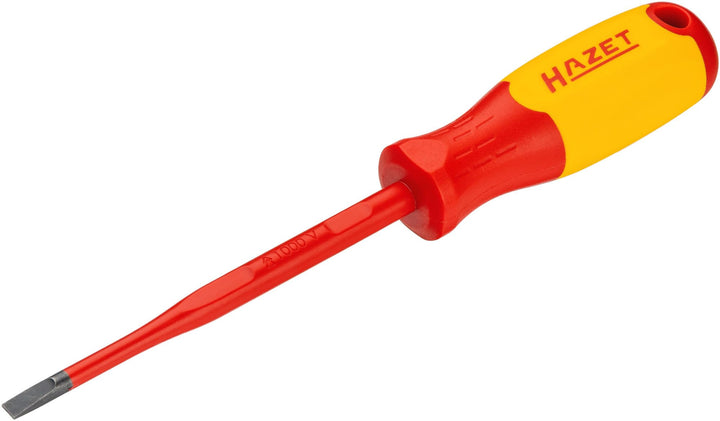 HAZET VDE-Schraubendreher 811KV-55, SW 1x5,5 mm Schlitz-Profil, mit Schutzisolierung bis 1000V, Schl