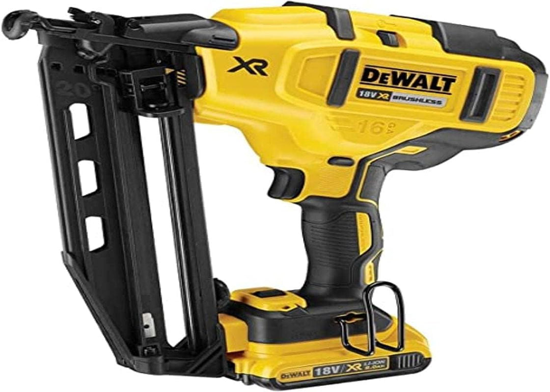 Dewalt 18V Akku-Stiftnagler/Nagler DCN660D2 (48 J Einschlagenergie, Nagellänge 32-63 mm, Magazinkapa