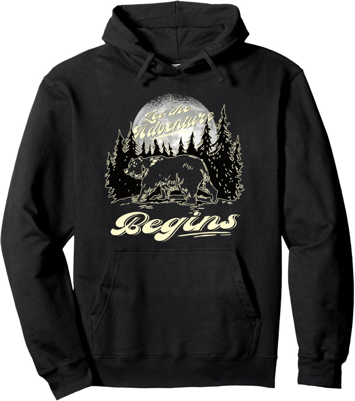 Die Berge rufen Lets the Adventure Beginns Pullover Hoodie