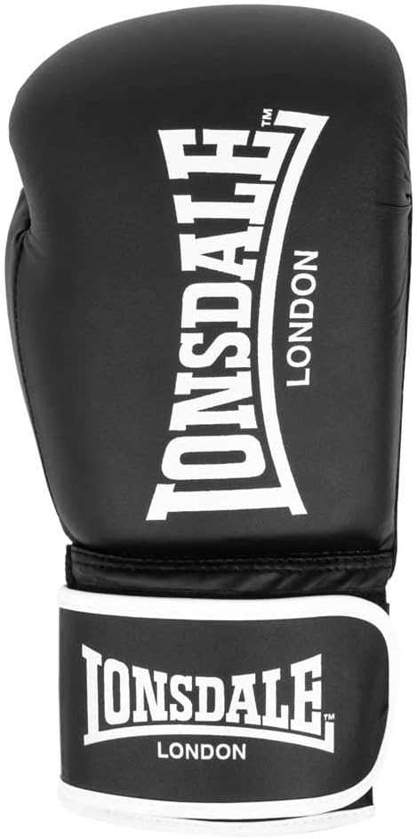 Lonsdale Unisex-Adult Ashdon Equipment 08 oz Black/White, 08 oz Black/White