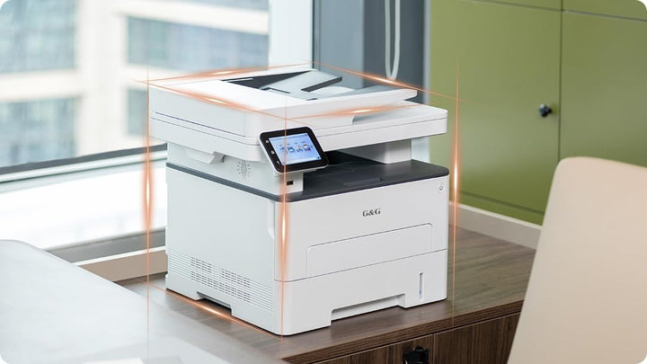 G&amp;G GM3310DW 3-in-1 Monochrom-Laserdrucker, Drucken,Scannen,Kopieren, Automatischer Duplexdruck, WLA
