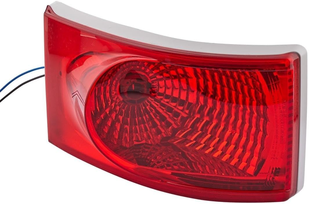 HELLA - Schlussleuchte - Halogen - 12/24V - Einbau - Lichtscheibenfarbe: rot - Stecker: Flachstecker