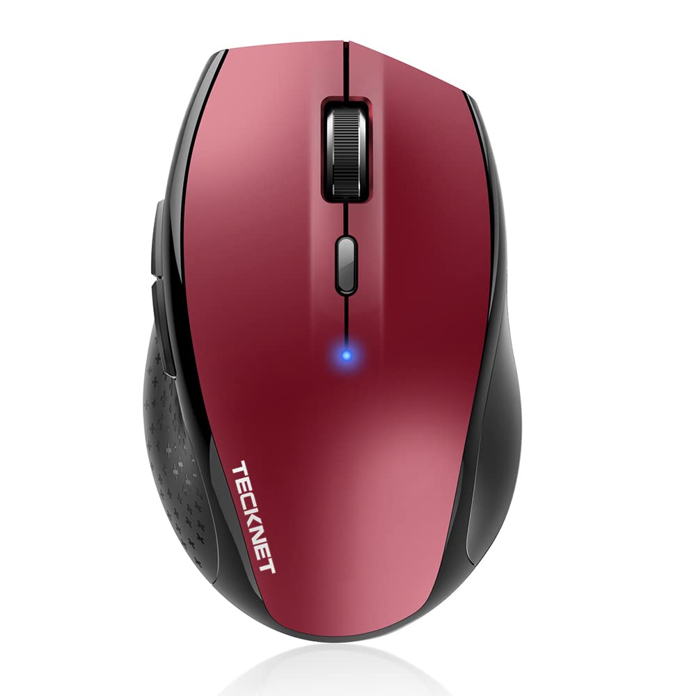 TECKNET Bluetooth-Maus, kabellose Maus 3200 DPI, Akkulaufzeit 24 Monate, Wireless Bluetooth 6 DPI-St