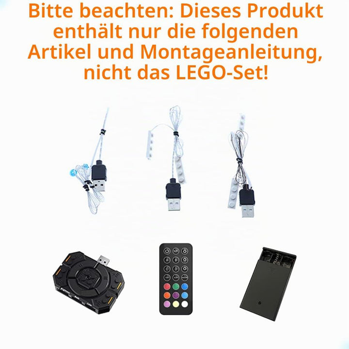 GEAMENT LED Licht-Set (Fernbedienung) Kompatibel mit Lego Internationale Raumstation - Beleuchtungss