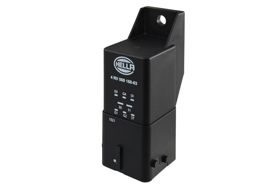 HELLA 4RV 008 188-631 Relais, Glühanlage - 12V - Anschlussanzahl: 8