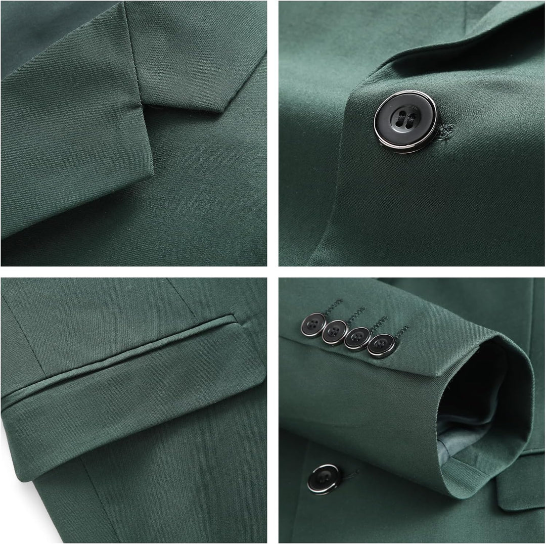 Herren Anzug 2 Stücke Slim Fit Anzug Business Hochzeit Formal Dinner Zwei Knöpfe Smoking Anzug für M