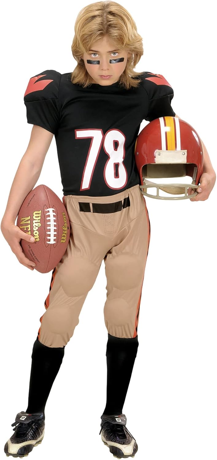 "AMERICAN FOOTBALL PLAYER" (stuffed T-shirt, stuffed pants) - (140 cm / 8-10 Years), 140