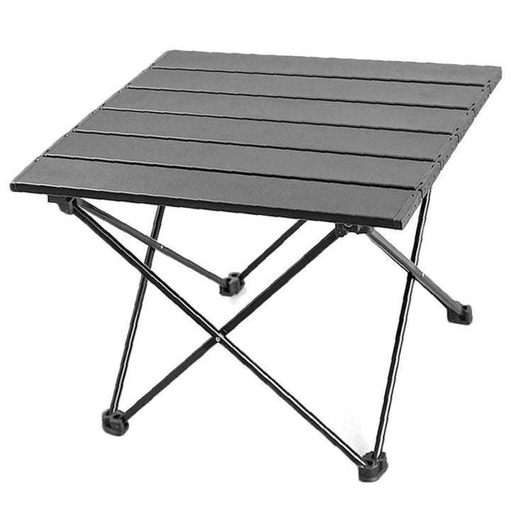 Ruluti Tragbare Camping-Tabelle Faltbare Aluminiumlegierung Picknicktisch mit Aufbewahrungstasche Ge