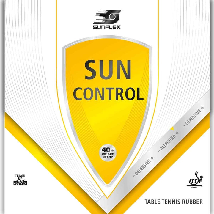 Sunflex Belag Sun Control, rot, 1,5 mm