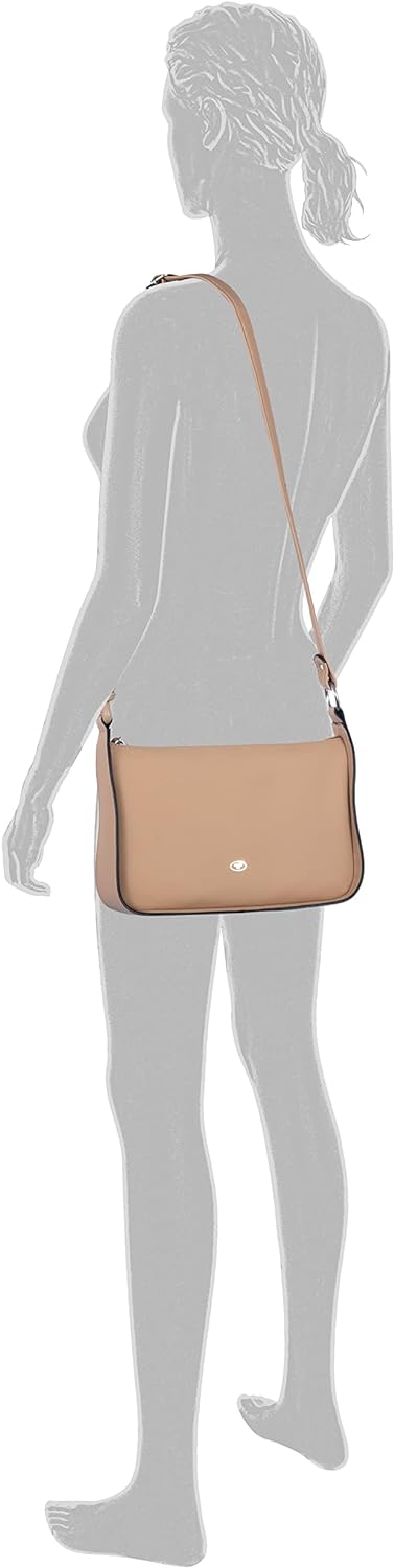 TOM TAILOR bags Cori Damen Umhängetasche Crossbody Bag Mittelgross Braun