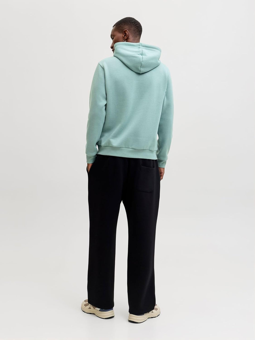 JACK & JONES Male Kapuzenpullover Einfarbig Kapuzenpullover XS Mineral Blue, XS Mineral Blue