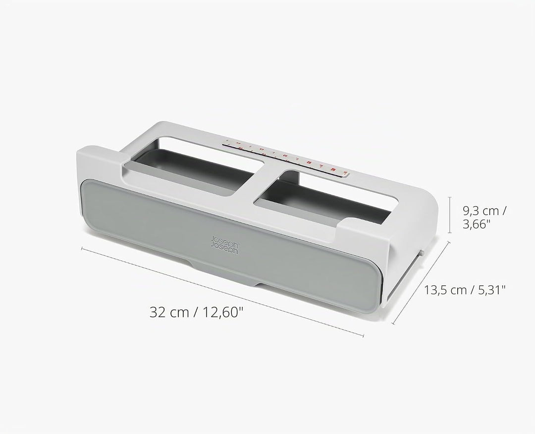 Joseph Joseph CupboardStore Unterregal Gewürzregal, Platzsparender Küchenorganizer, recyceltem Plast