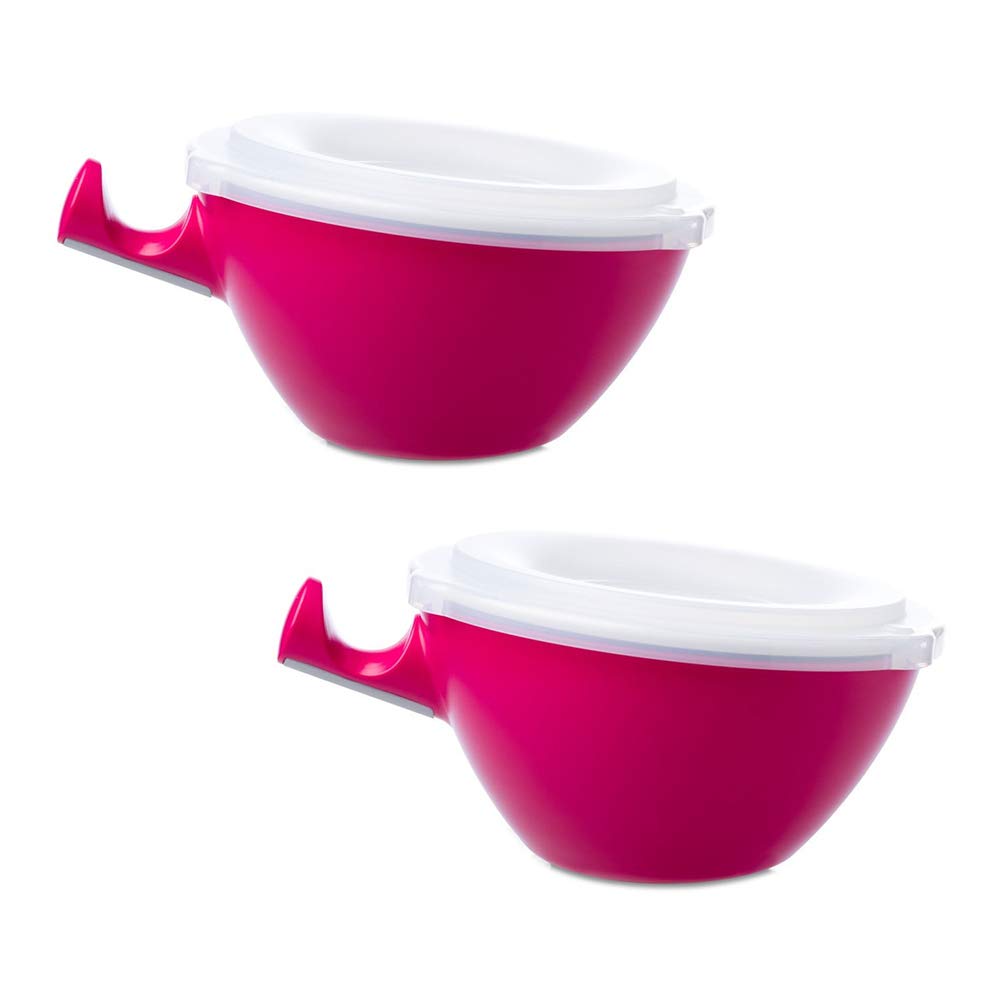 Mepal Loomm ESS Schale Porzellan Kunststoff (pink 2er Set)