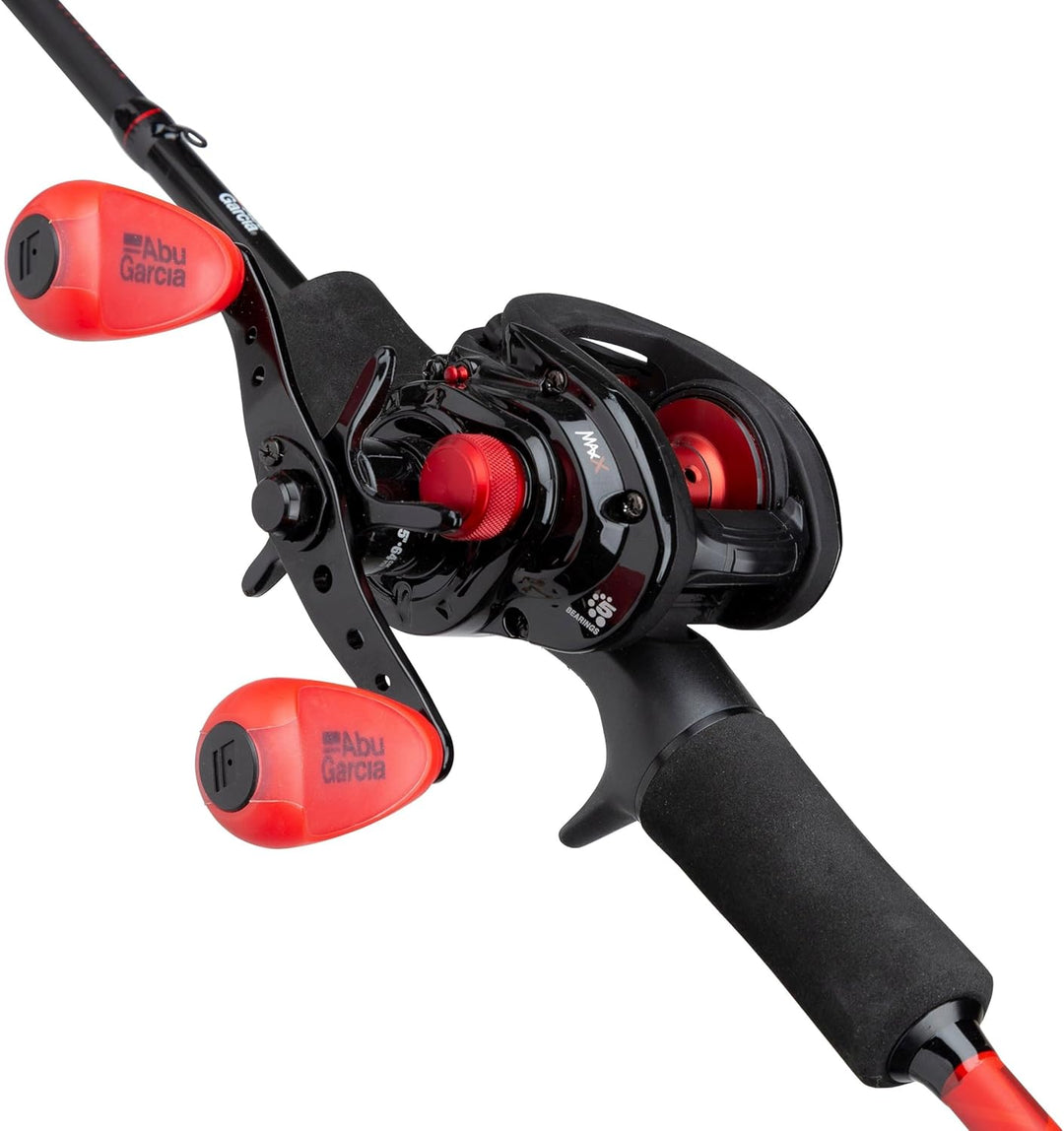 Abu Garcia MAX X Castingrute und Baitcast Rollen-Combo – Raubfischangel-Setup für Hecht, Barsch, Zan