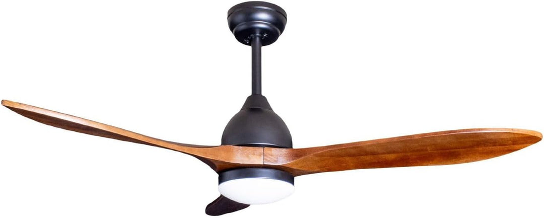Eclipse Deckenventilator mit Beleuchtung, Leise mit 6 Windstufen, App und Fernbedienung, Sommer und