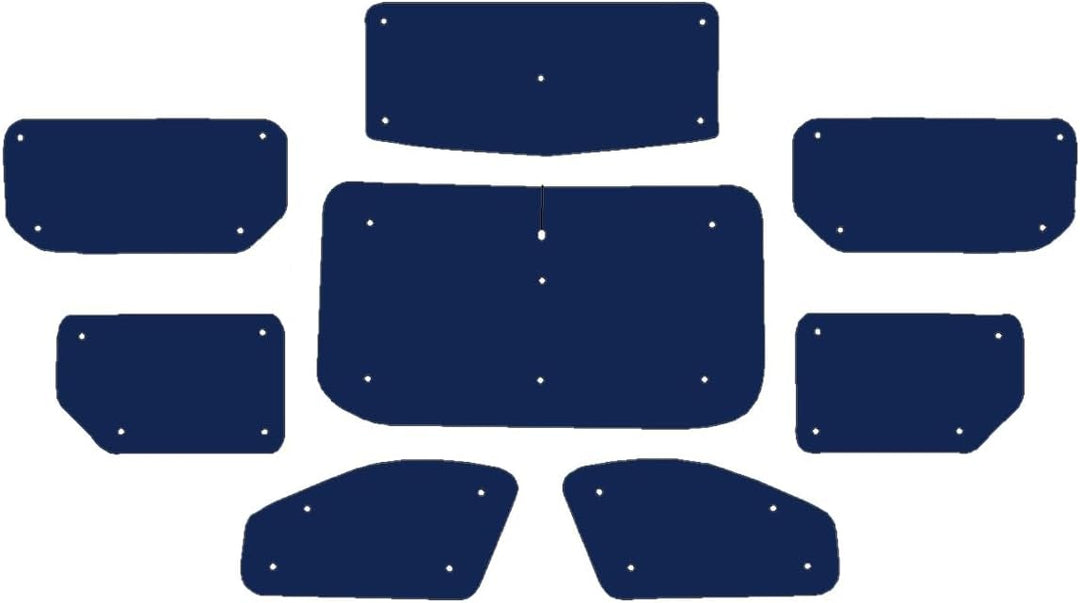Covprotec Thermomatten-Set für Renault Trafic (2014-Date) Komplettes Set Kurzer Radstand Mit Heckkla