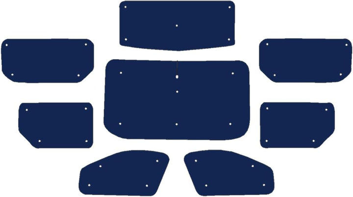 Covprotec Thermomatten-Set für Renault Trafic (2014-Date) Komplettes Set Kurzer Radstand Mit Heckkla