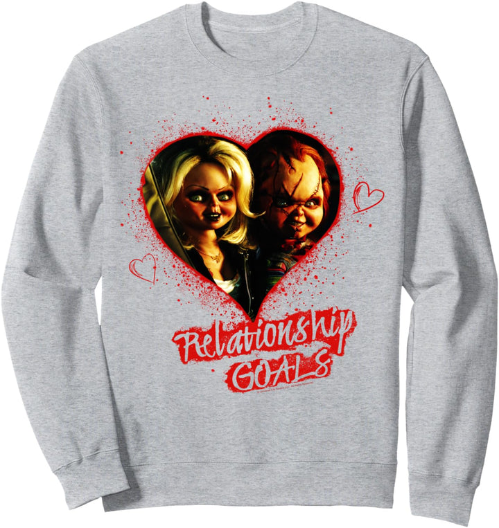Child's Play Chucky And Tiffany Relationship Goals Sweatshirt