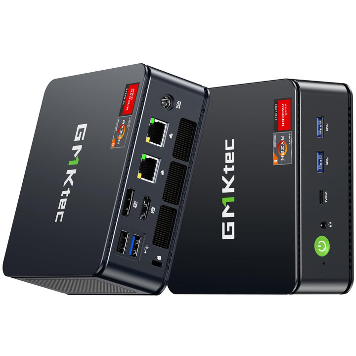 GMKtec Gaming Mini PC Ryzen 5 7640HS (stärker 6800H) mit grafikkarte AMD 760M, 16GB DDR5 RAM 1TB M.2
