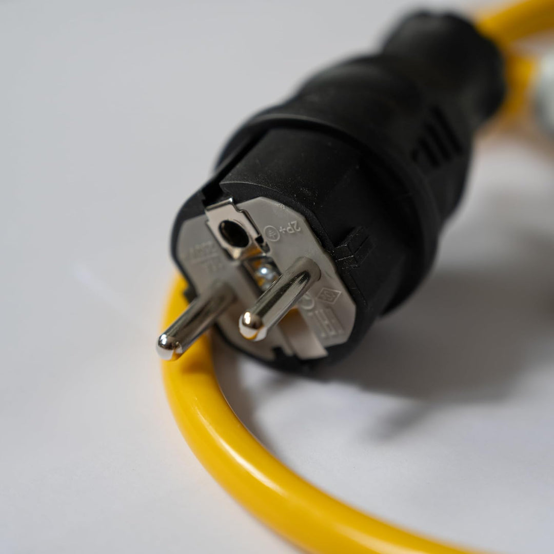 NAKA Stromzähler 16A Mobiler Digital Zwischenstecker Box Schuko Stecker Und Kupplung 1,5m 230V MID G