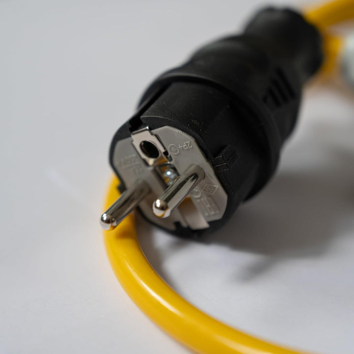 NAKA Stromzähler 16A Mobiler Digital Zwischenstecker Box Schuko Stecker Und Kupplung 1,5m 230V MID G