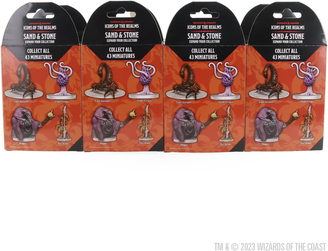 Wizkids D&D Icons of The Realms: Sand & Stone (Set 26) Booster Brick (8)