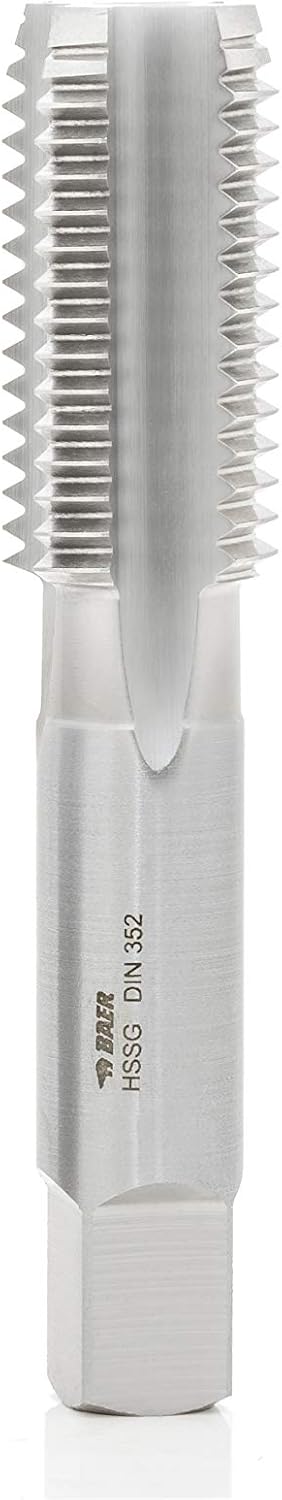 BAER Set HSSG: Gewindebohrer | Sechskantschneidmutter: G(BSP) 1/8'' - 3/4'' - Gewindeschneider-Set E