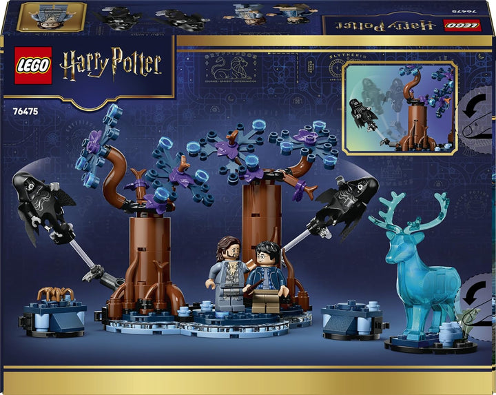 LEGO Harry Potter Verbotener Wald: Expecto Patronum Spielzeug - Modell mit 2 Dementoren, Hirsch und