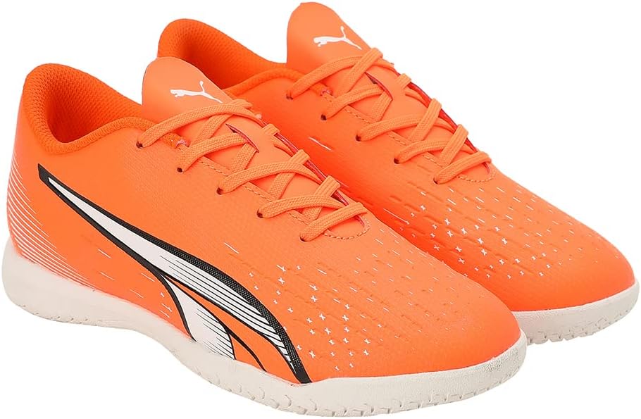PUMA Fussballschuhe Ultra Play IT JR Kinder Teenager Hallenschuh 107780 01 Pink 28 EU Ultra Orange P