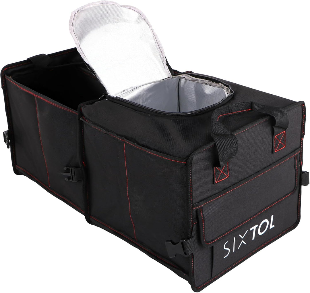 Kofferraum-Organizer CAR COMPACT 5L THERMO, 5 Fächer, grosse Thermotasche, faltbar 5 Fächer - 60 x 3