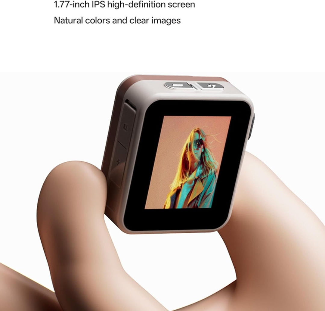 Digitalkamera, 1080P 48MP Point Shoot-Kompaktkamera mit 1,77-Zoll-LCD-Display, OTG, 6 Filtern, unter
