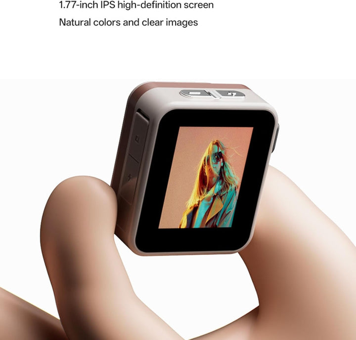 Digitalkamera, 1080P 48MP Point Shoot-Kompaktkamera mit 1,77-Zoll-LCD-Display, OTG, 6 Filtern, unter