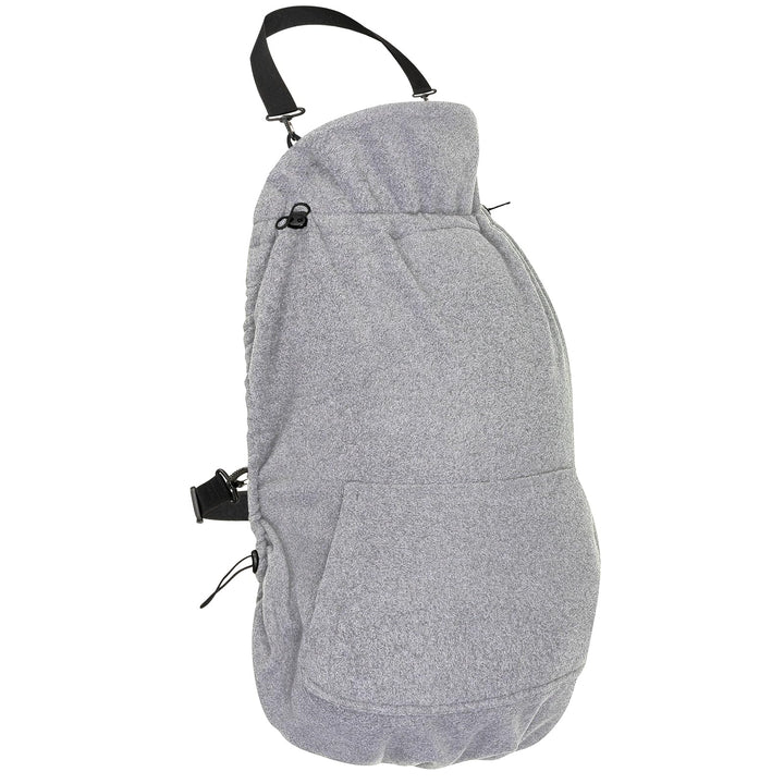 Hoppediz Tragecover Basic - wärmendes universal Fleece-Cover für Tragetuch und Babytrage, stone, sto