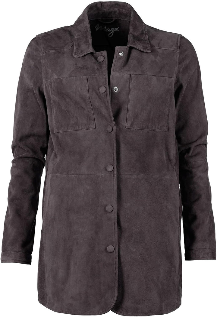 Maze Damen Lederjacke 4202172 L anthra, L anthra