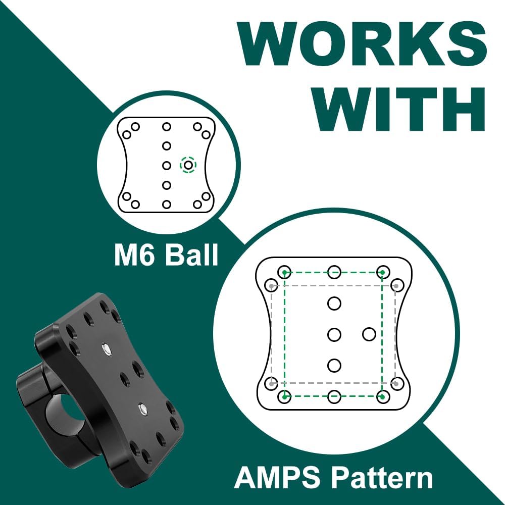 22,2-mm-GPS-Montagehalterung, kompatibel mit MT-03 SV650 GSX-S750 | GPS-Halterung für Motorrad-Navig