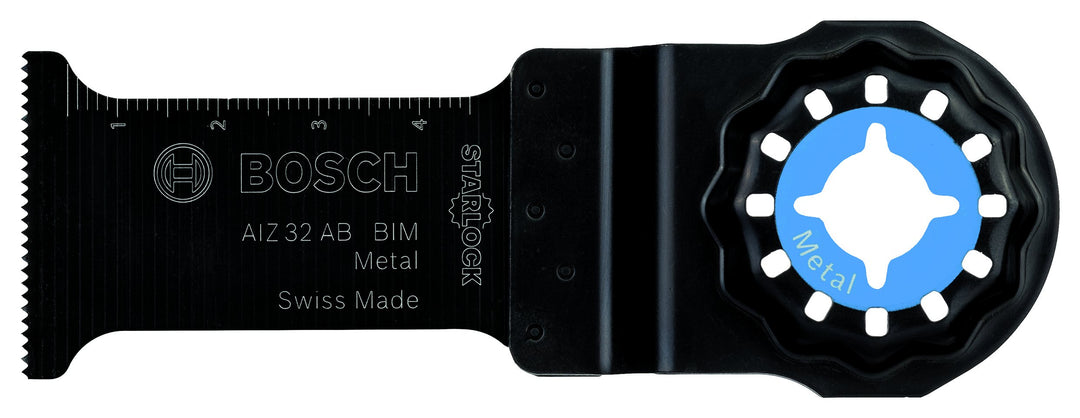 Bosch Professional 1x Bi-Metall Sägeblatt AIZ 32 AB (für ungehärtetes Metall, Breite 32 mm, Zubehör