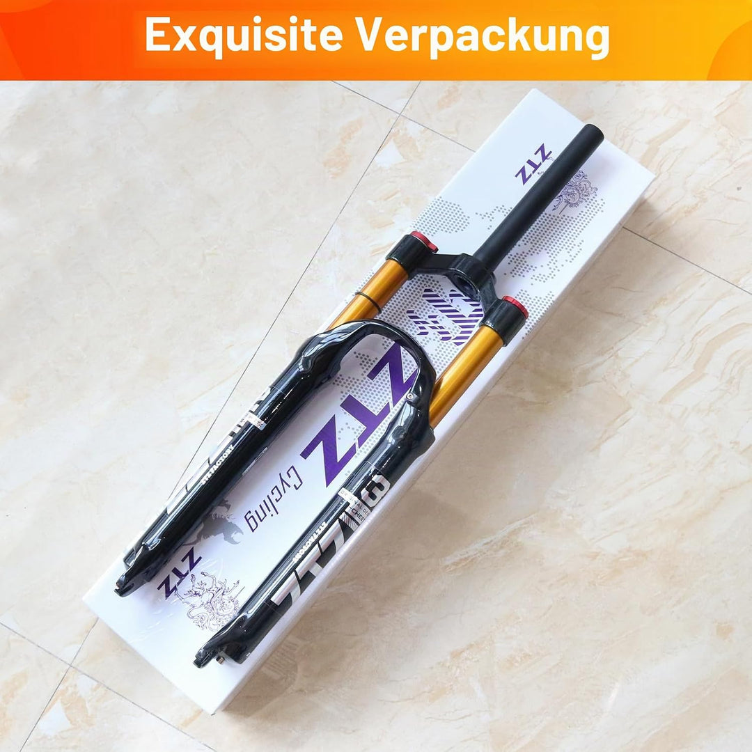 ZTZ Magnesiumlegierung Mountain Front Gabel Luftdruck Stossdämpfer Gabel Fahrrad Zubehör Lockout 29,