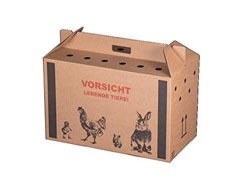 Transportkarton für Tiere Tiertransportkarton für Kleintiere - 10Stück - 3 Grössen (L - 580 x 309 x