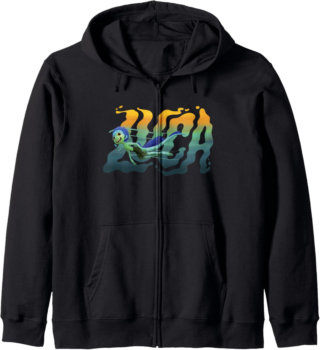 Disney Pixar Luca Swimming Logo Kapuzenjacke