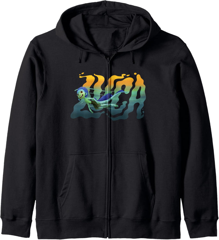 Disney Pixar Luca Swimming Logo Kapuzenjacke