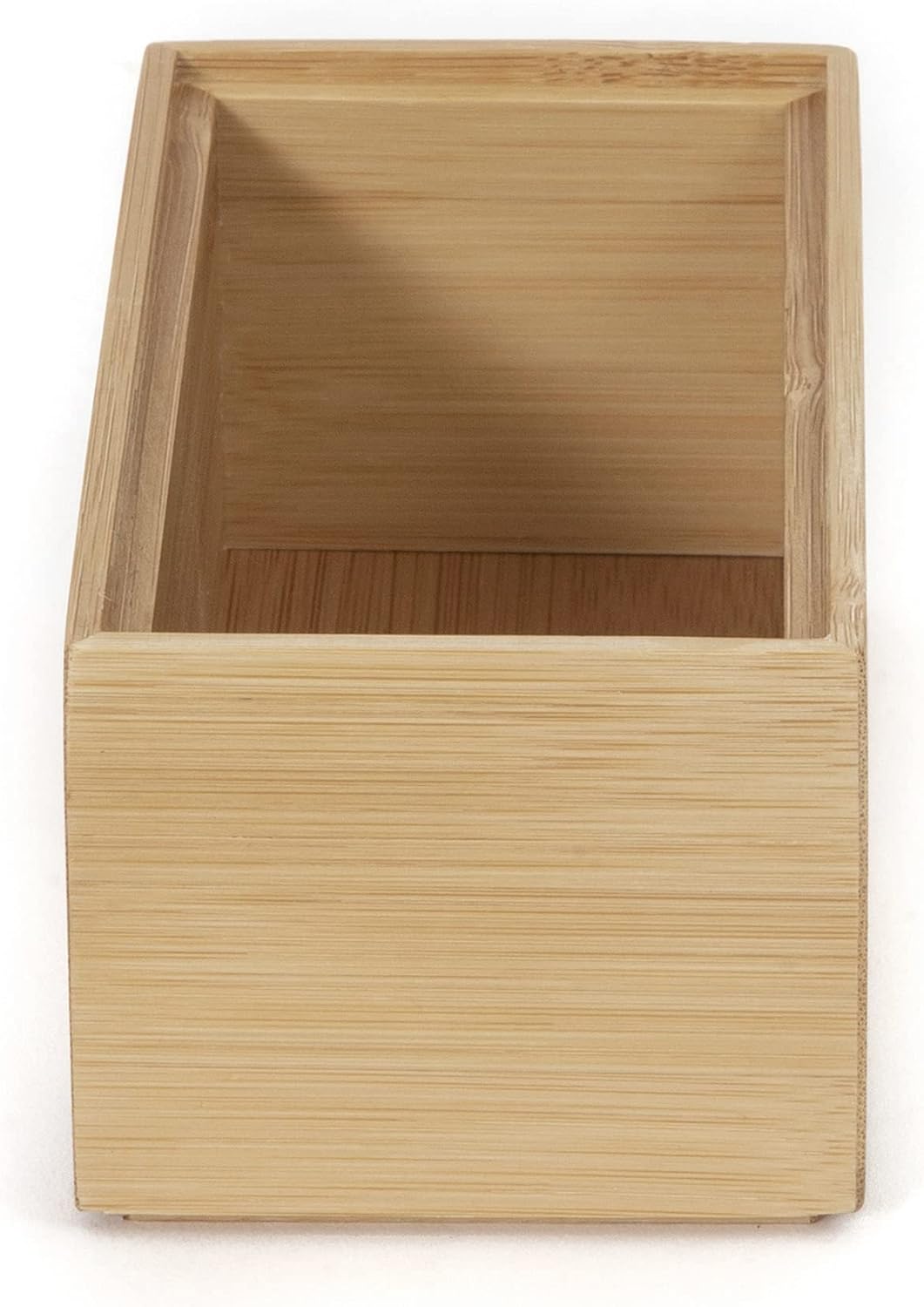 Compactor RAN6966 Osaka-Serie Bambus-Aufbewahrungsbox, 15 x 7,5 x Höhe 6,5 cm, Braun (Packung mit 2)