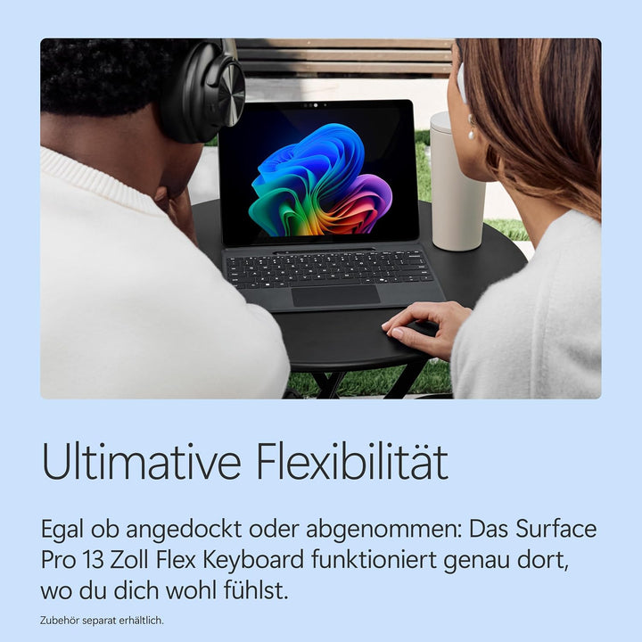Microsoft Surface Pro | 13" OLED | Snapdragon® X2 Elite (12 Kerne) | 16GB RAM | 512GB SSD | Schwarz
