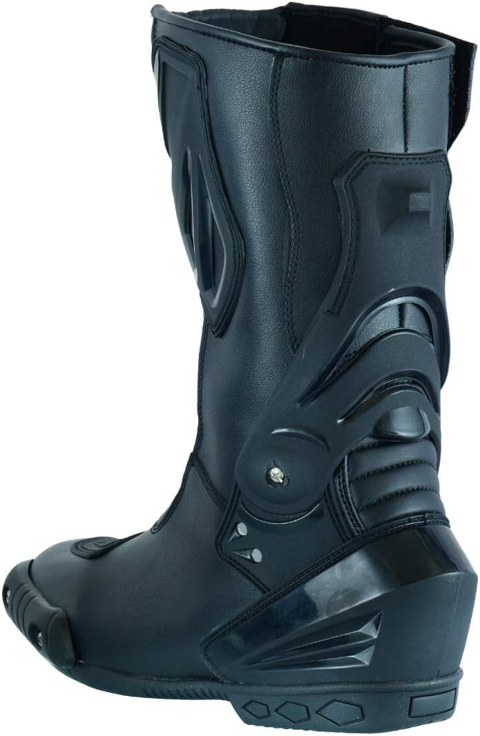 Jet Motorradschuhe Motorradstiefel Motorrad Sportstiefel Herren Protektoren Wasserdicht Leder 41 EU