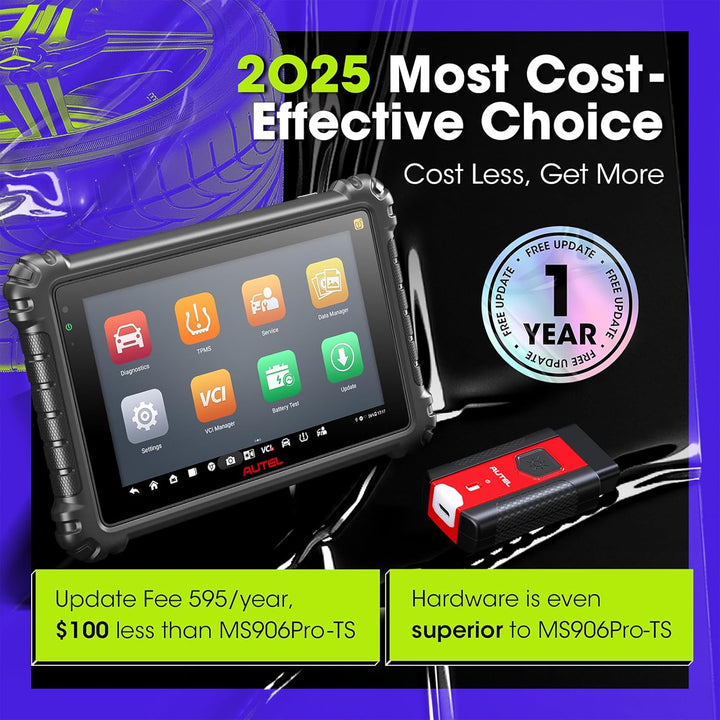 Autel Scanner MaxiCOM MK906PRO TS: 2023 MS906BT/MS906TS/MS906Pro TS, Volle TPMS-Funktionen, Alle Sys
