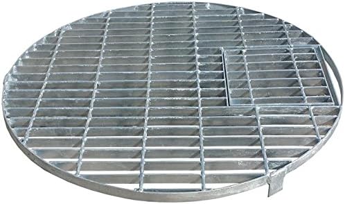 Set: PE Becken / Rundbecken + Abdeckgitter D=66cm, H=35cm, 90L für Wasserspiele u. Brunnen INTERGARD