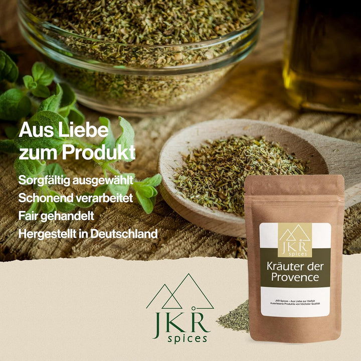 JKR Spices Kräuter der Provence Gewürzmischung 900g - mediterrane Kräuter Gewürz - Ideal für Pizza &