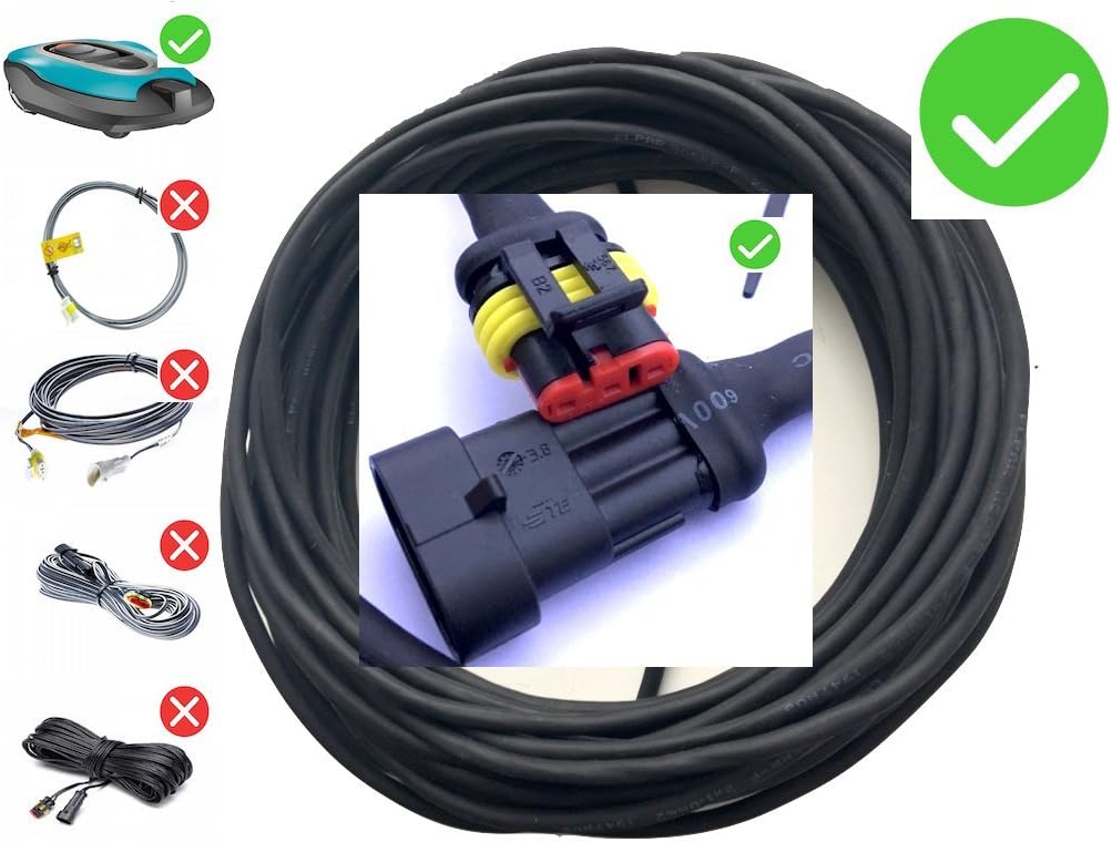 Transformator Kabel für Gardena Mähroboter SILENO Niederspannung für Modelle: R100LI R100LIC R130LI