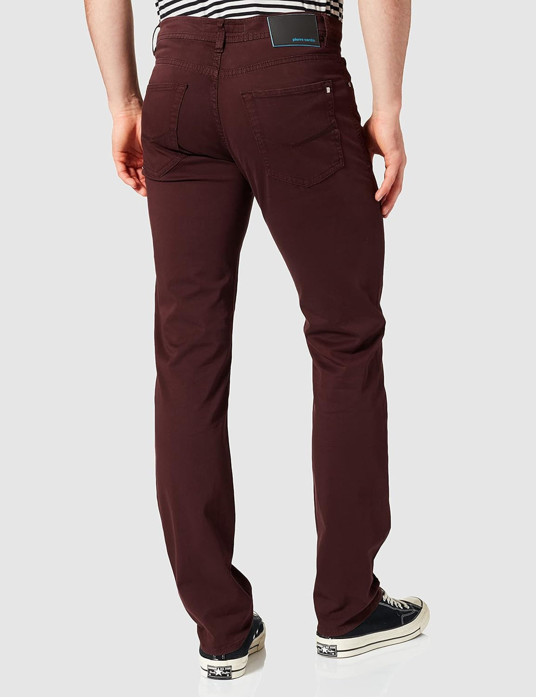 Pierre Cardin Herren Hose 30W / 34L Rot (Wein Rot 96), 30W / 34L Rot (Wein Rot 96)