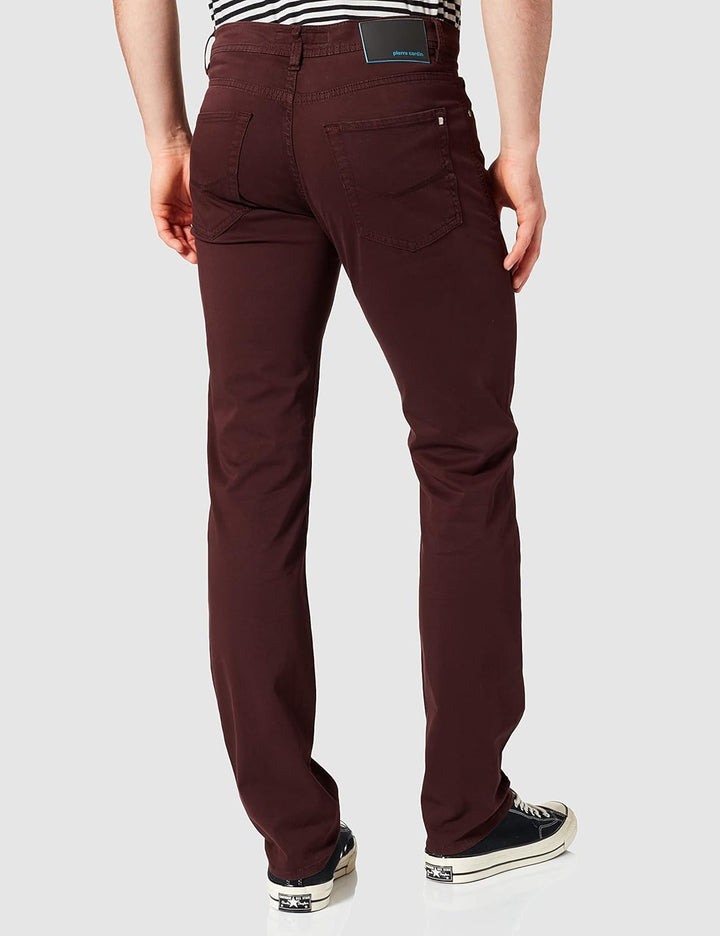 Pierre Cardin Herren Hose 30W / 34L Rot (Wein Rot 96), 30W / 34L Rot (Wein Rot 96)