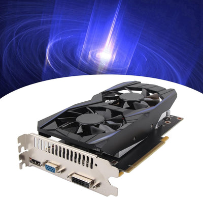 VBESTLIFE GTX550Ti-Grafikkarte, 6 GB 192 Bit GDDR5, Unterstützt DVI-VGA-HD-Multimedia-Schnittstelle,